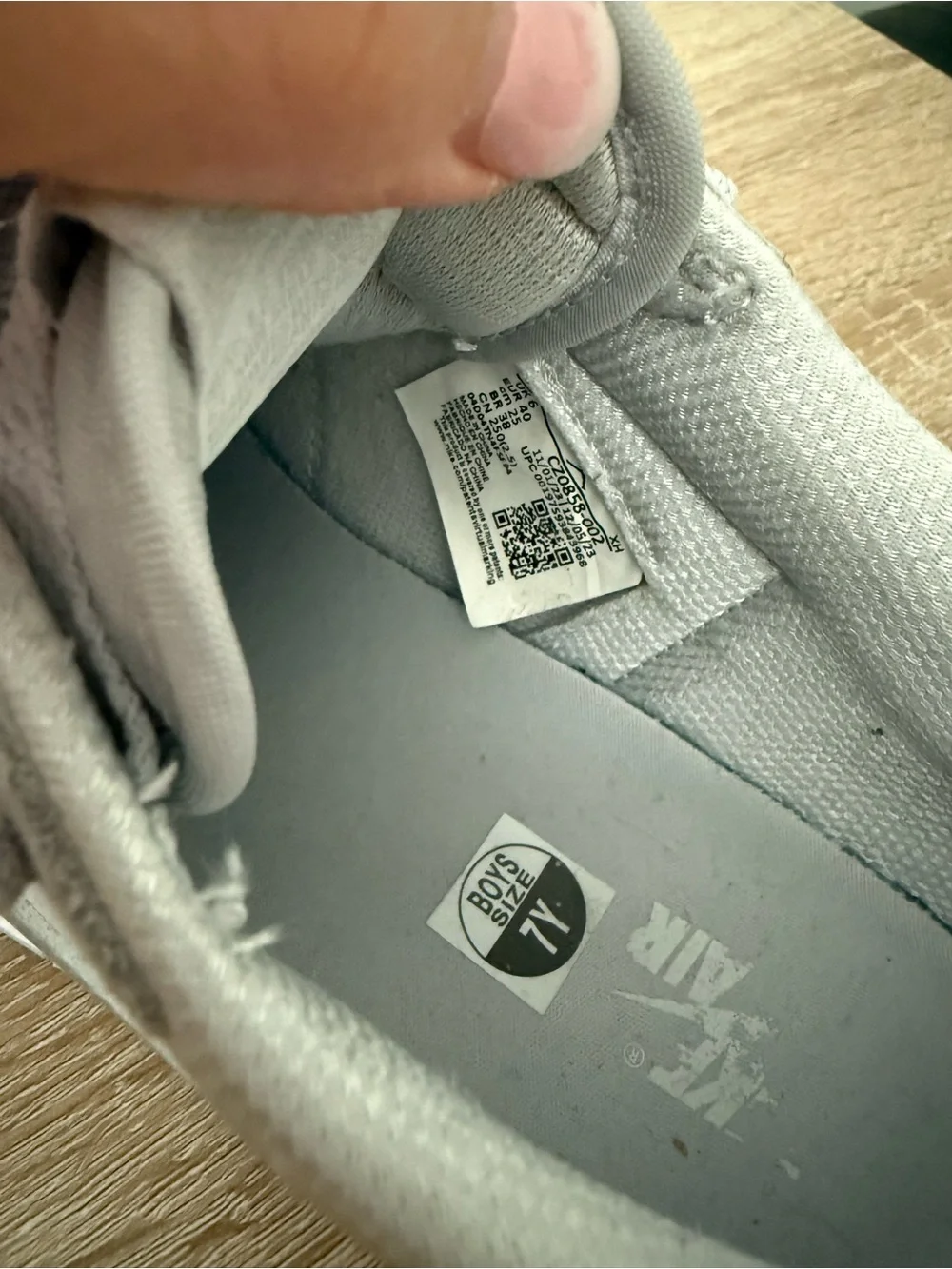 Nike Air Jordan Low-Top Sneakers in Metallic Silver